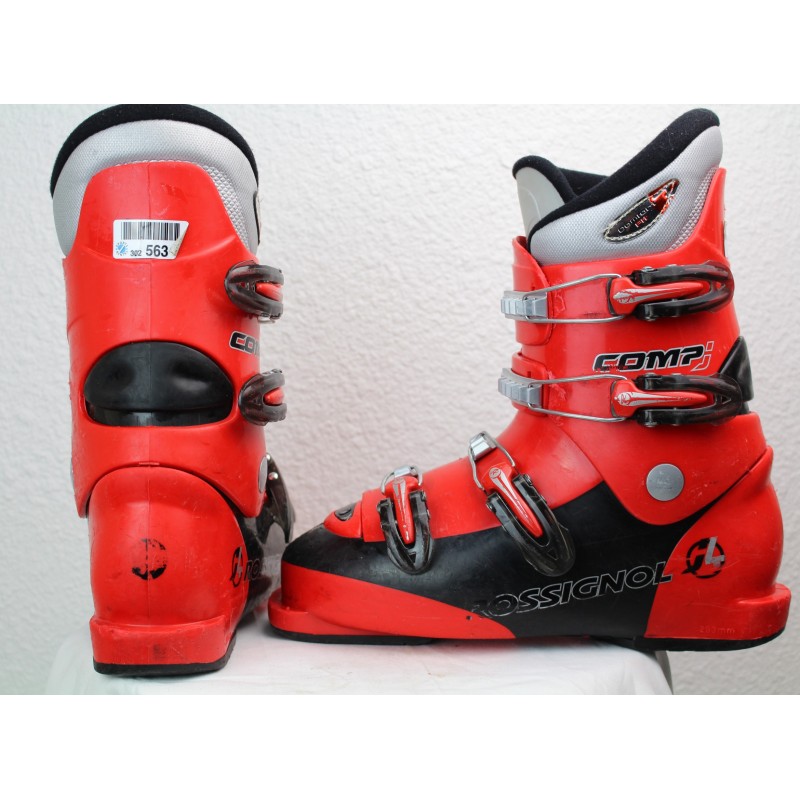 Unisex Rossignol Comp J4 Scarponi da Sci Giovent/ù Nero