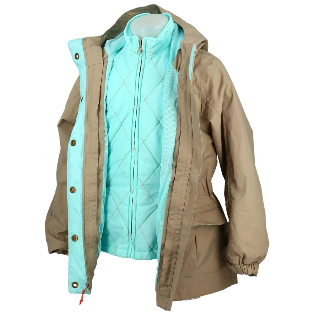 Giacca da sci Quechua Kutuna 3-in-1 Beige / Blu